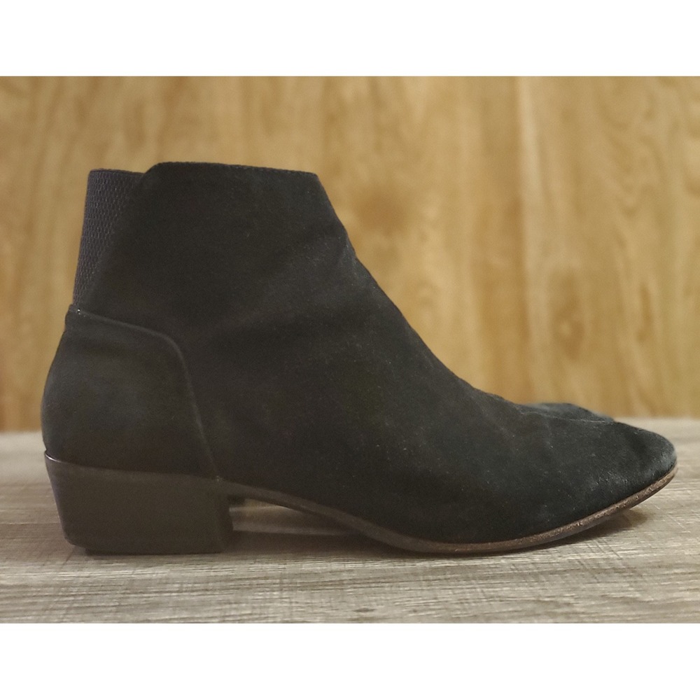 Aquatalia Franca Side Zip Ankle‎ Booties Women's Size 6.5 Black